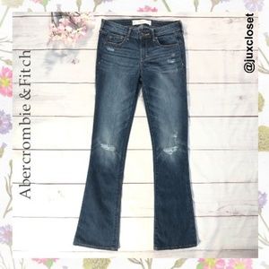 Abercrombie & Fitch Women's The Skinny Boot Jeans